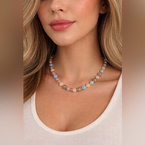 Multi Coloured Beaded Necklace